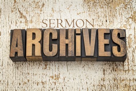 Sermon Archive .